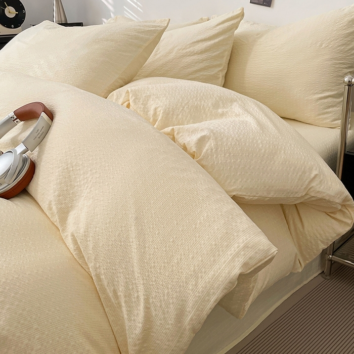 91家纺网 家纺一手货源 找家纺 （总）卡迪熊家纺 2024新款小清新水洗m混搭四件套