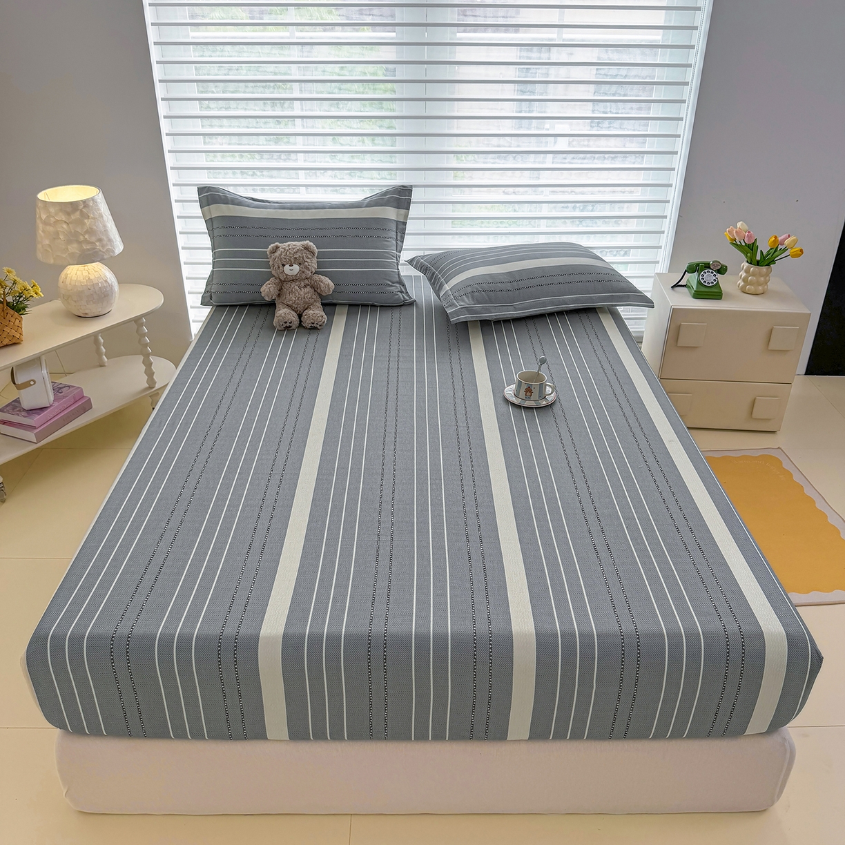 91家纺网 家纺一手货源 找家纺 （总）壹贝家纺 2026新款全棉印花床笠系列