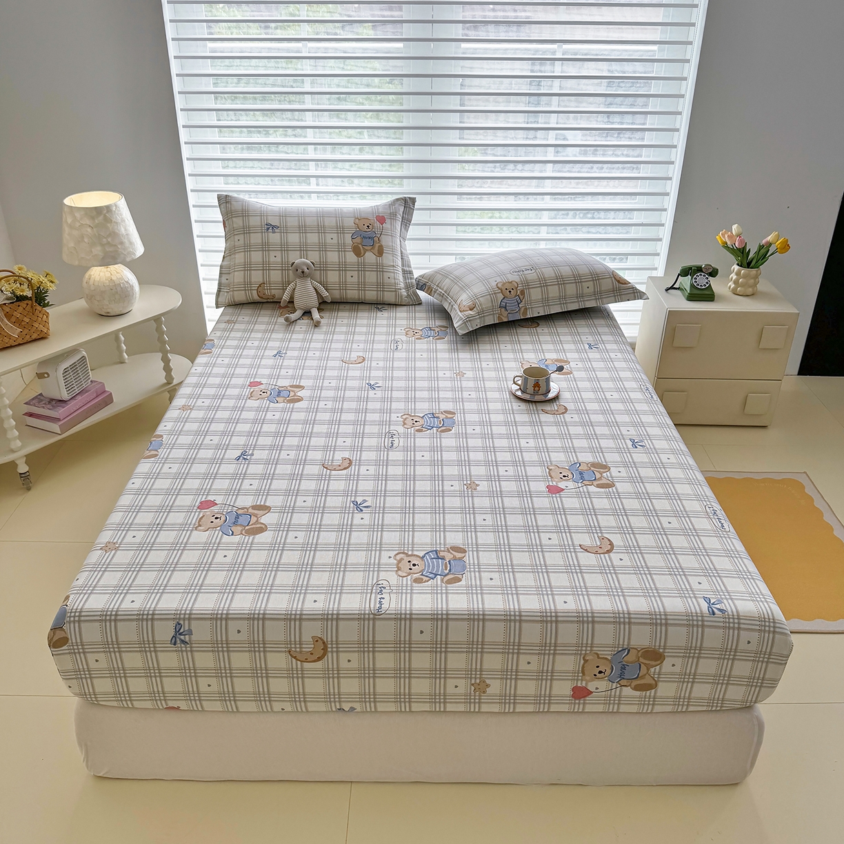 91家纺网 家纺一手货源 找家纺 （总）壹贝家纺 2026新款全棉印花床笠系列