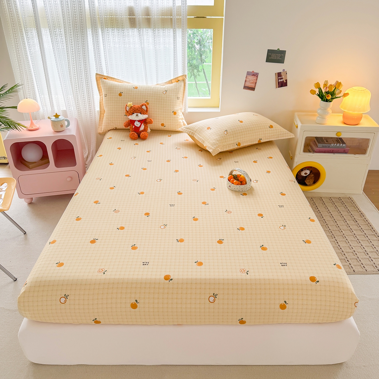 91家纺网 家纺一手货源 找家纺 （总）壹贝家纺 2026新款全棉印花床笠系列