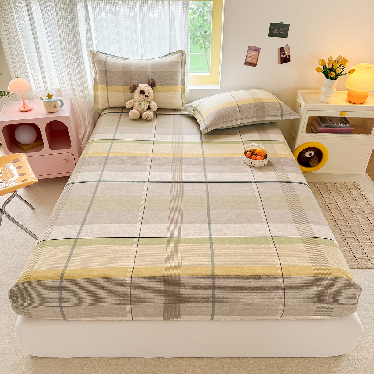 91家纺网 家纺一手货源 找家纺 （总）壹贝家纺 2026新款全棉印花床笠系列