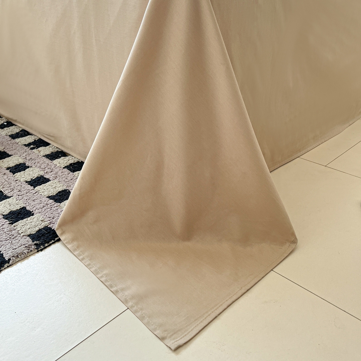 91家纺网 家纺一手货源 找家纺 柠馨 2026春夏新款13372全棉纯棉印花四件套-芙拉系列 焦糖甜心