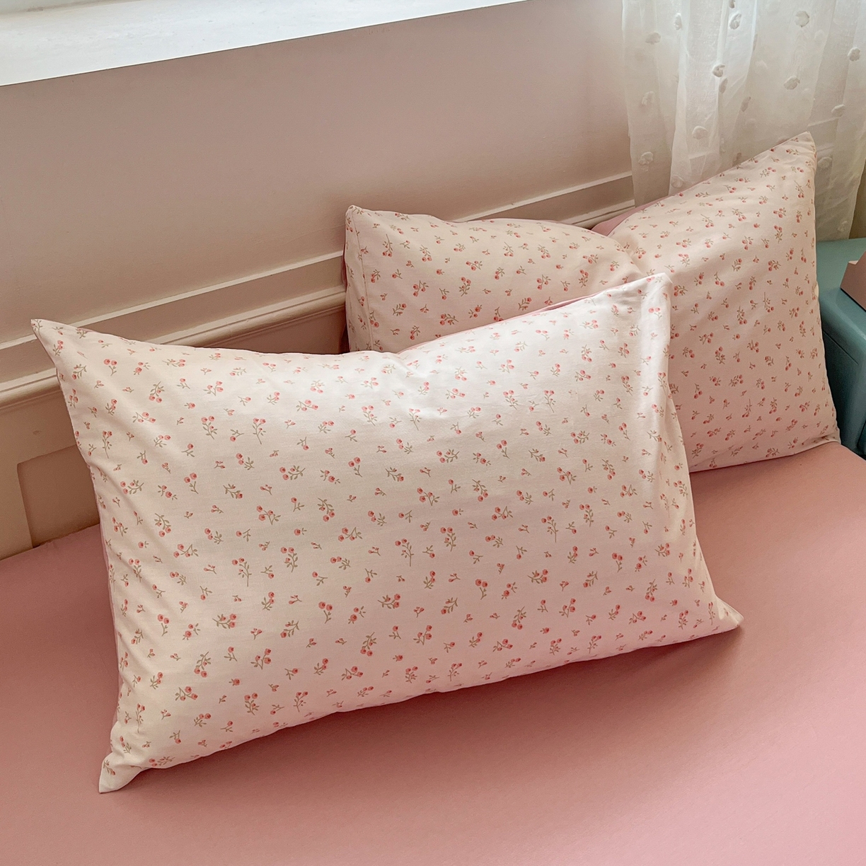 91家纺网 家纺一手货源 找家纺 柠馨 2026春夏新款13372全棉纯棉印花四件套-芙拉系列 逸云