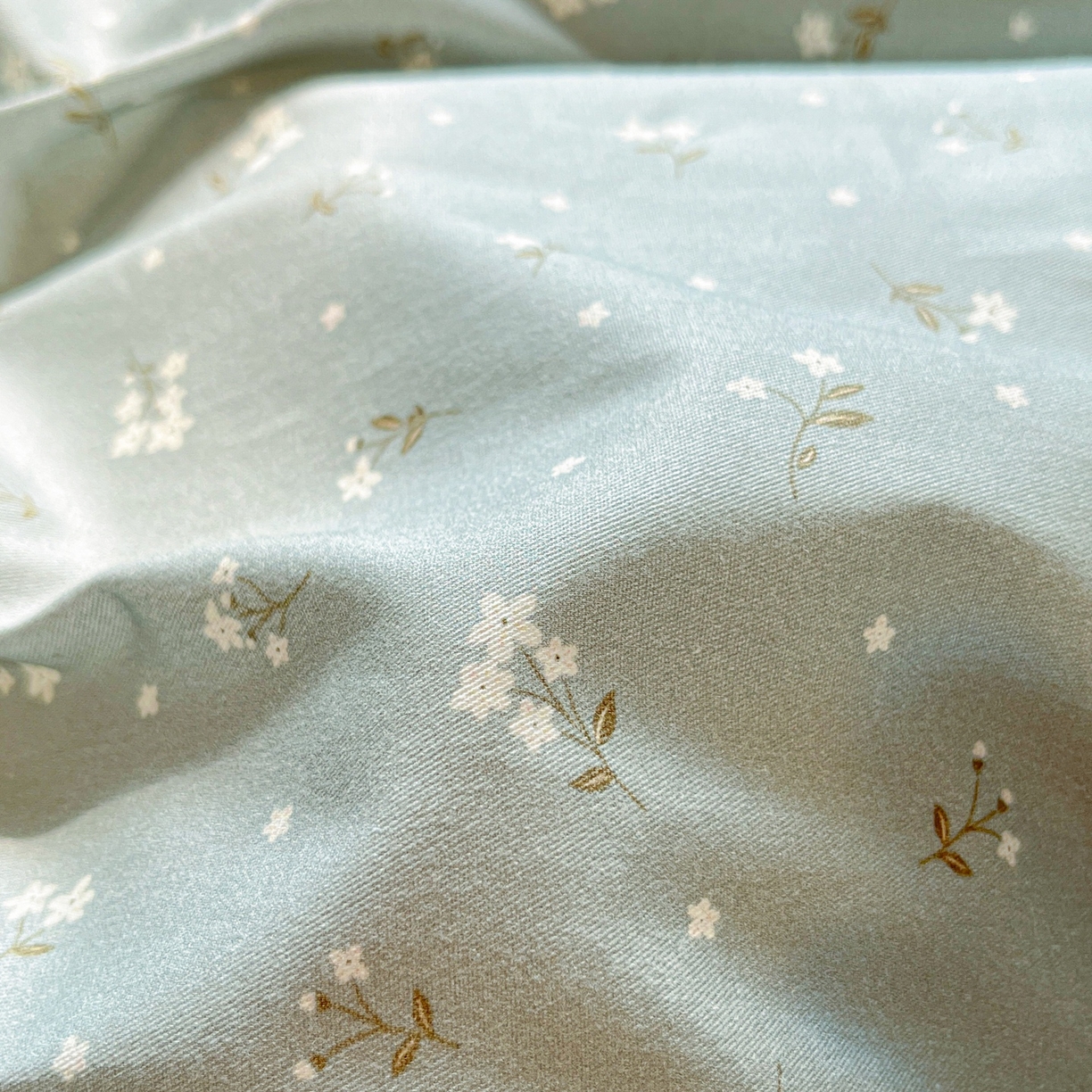 91家纺网 家纺一手货源 找家纺 柠馨 2026春夏新款13372全棉纯棉印花四件套-芙拉系列 瑾熙