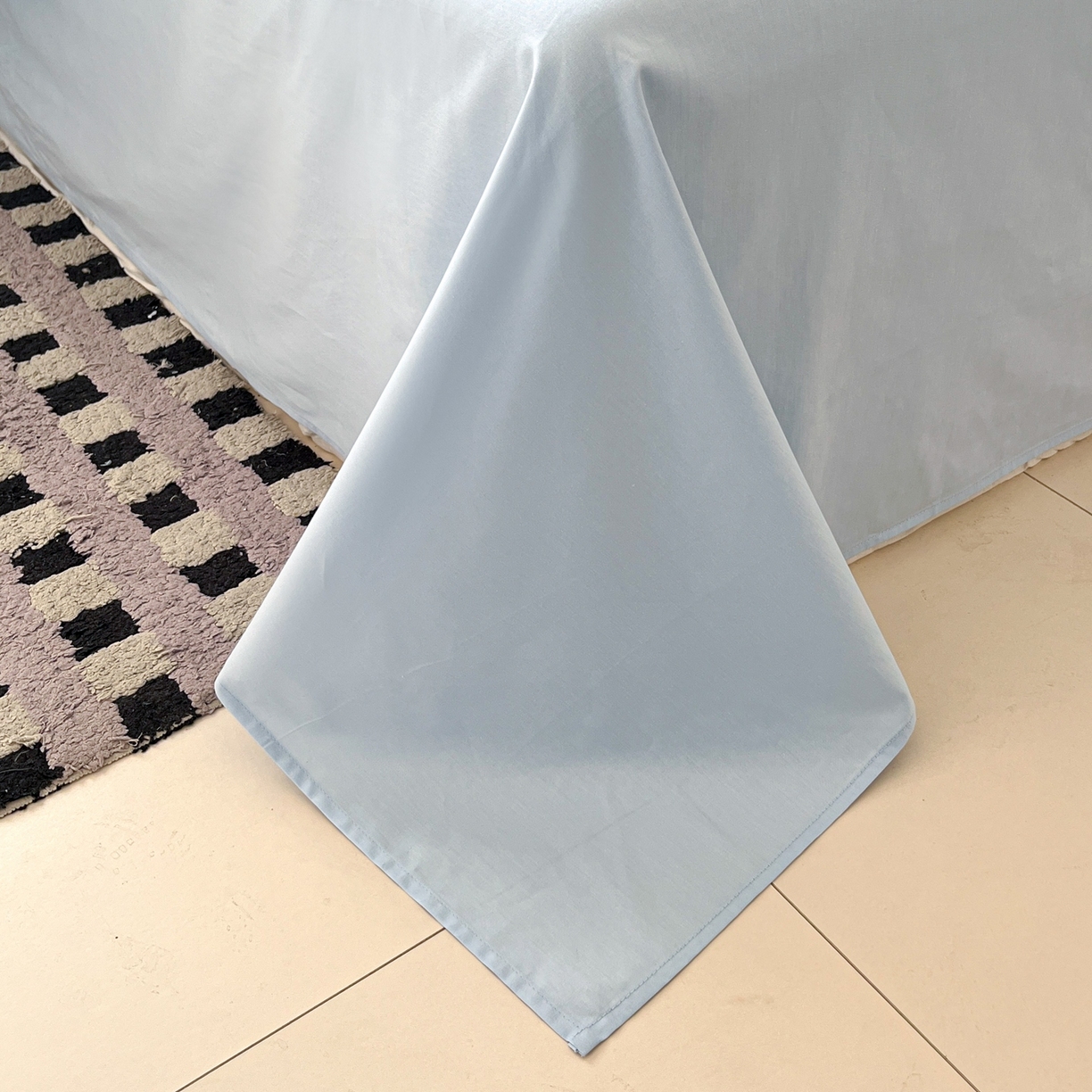 91家纺网 家纺一手货源 找家纺 柠馨 2026春夏新款13372全棉纯棉印花四件套-芙拉系列 元气熊-蓝