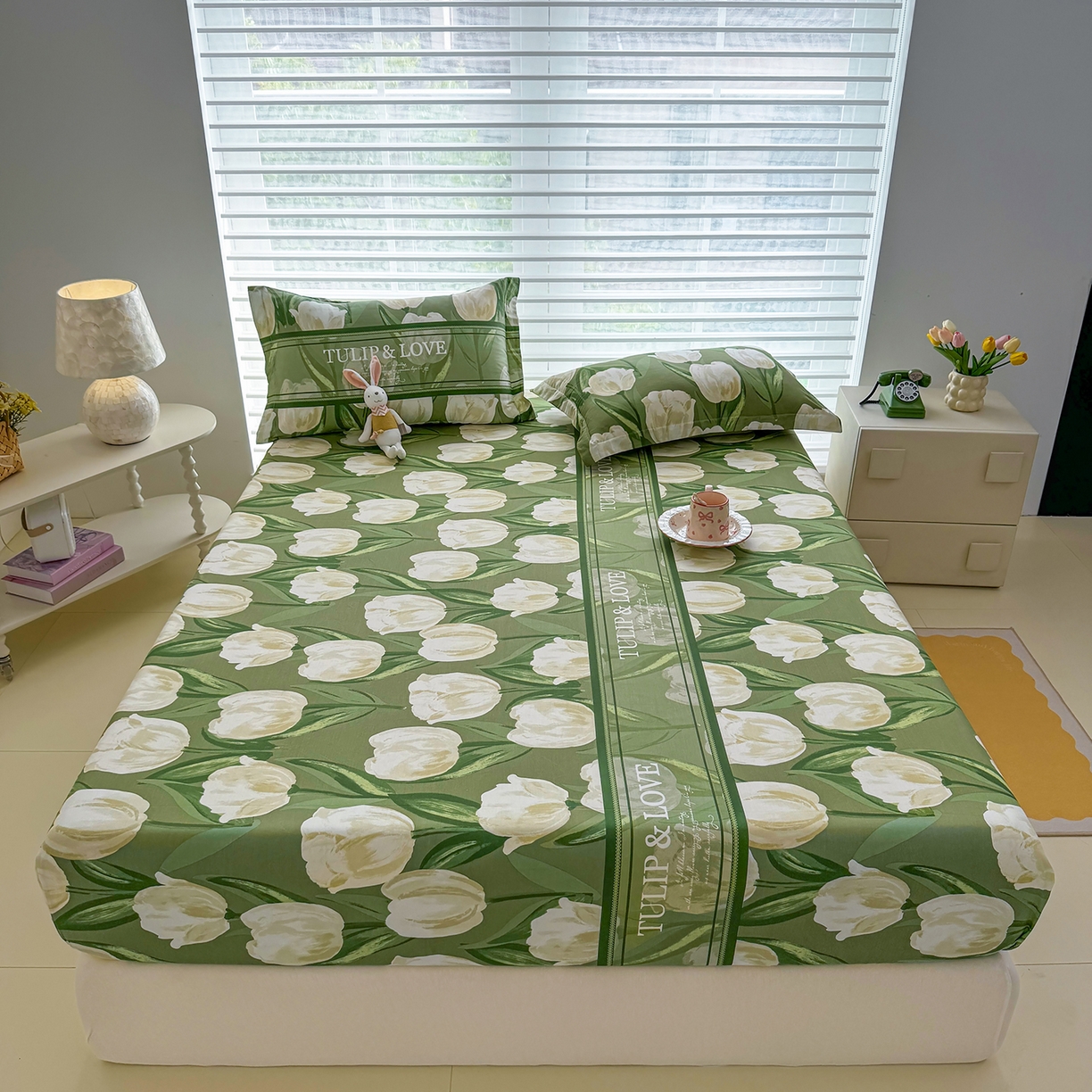 91家纺网 家纺一手货源 找家纺 （总）壹贝家纺 2026新款全棉印花床笠系列