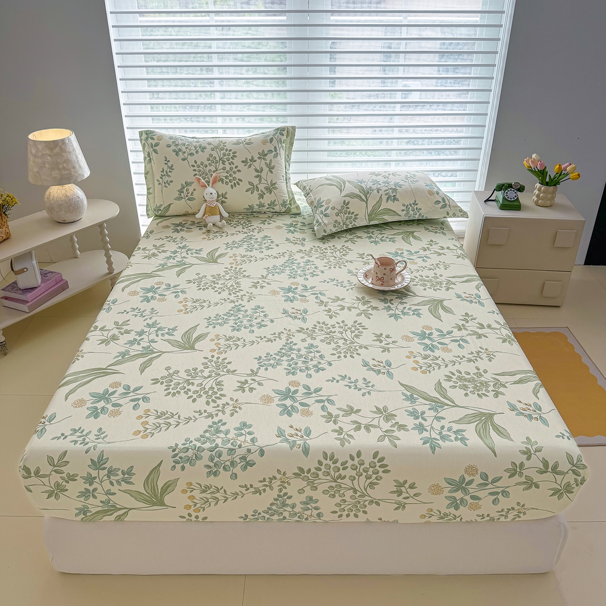 91家纺网 家纺一手货源 找家纺 （总）壹贝家纺 2026新款全棉印花床笠系列