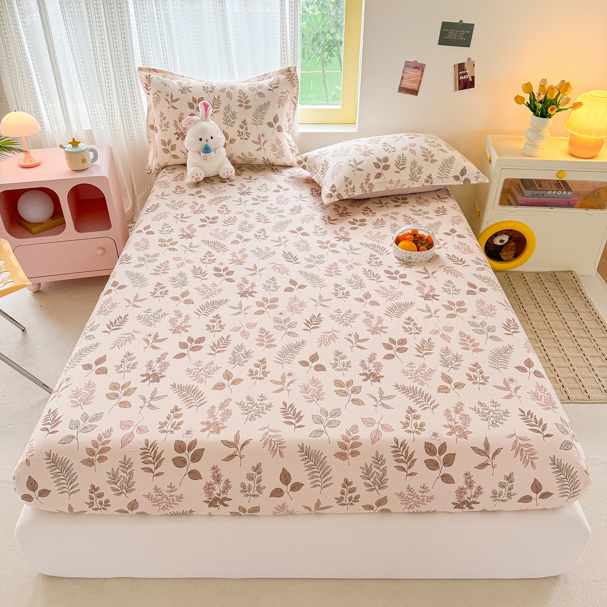 91家纺网 家纺一手货源 找家纺 （总）壹贝家纺 2026新款全棉印花床笠系列