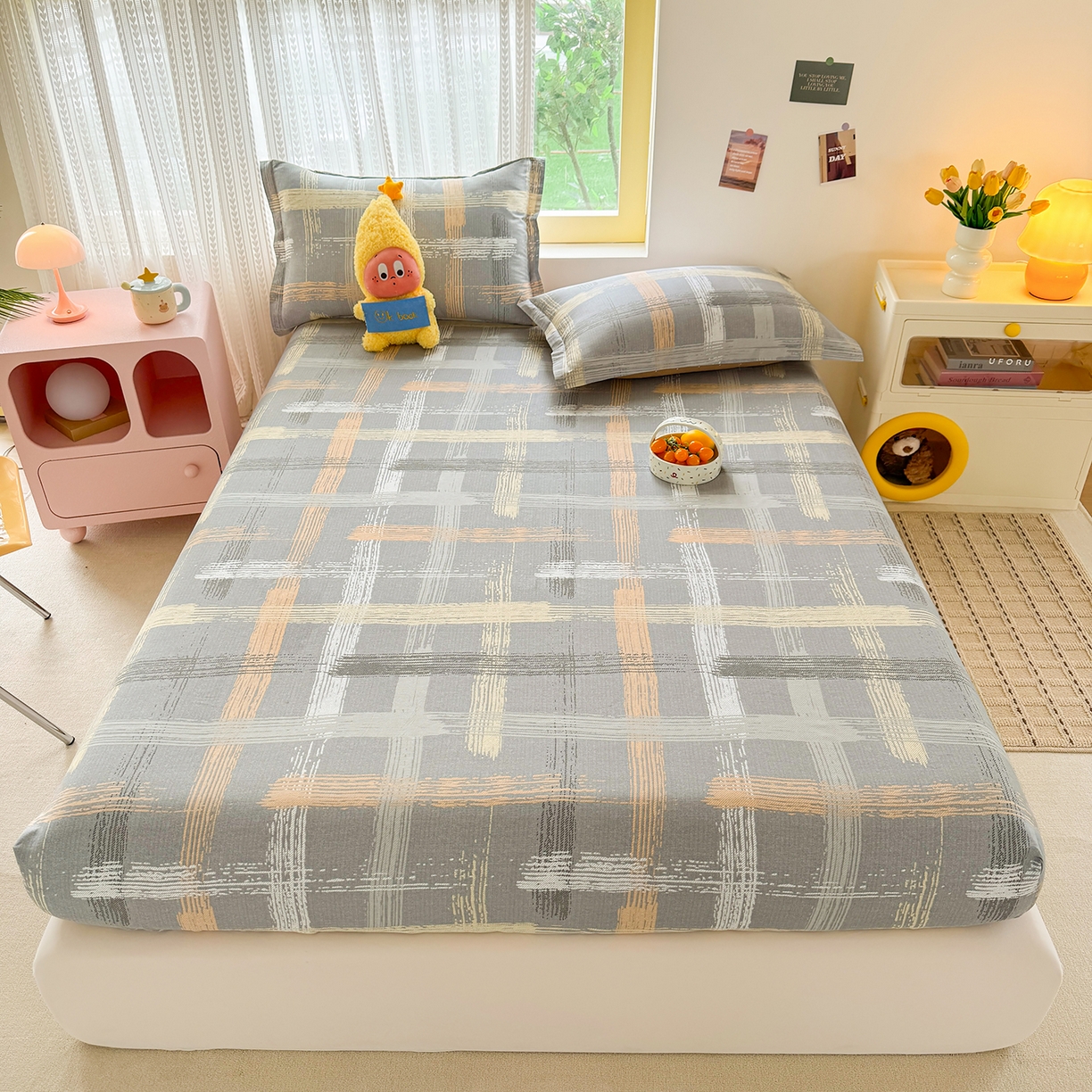 91家纺网 家纺一手货源 找家纺 （总）壹贝家纺 2026新款全棉印花床笠系列