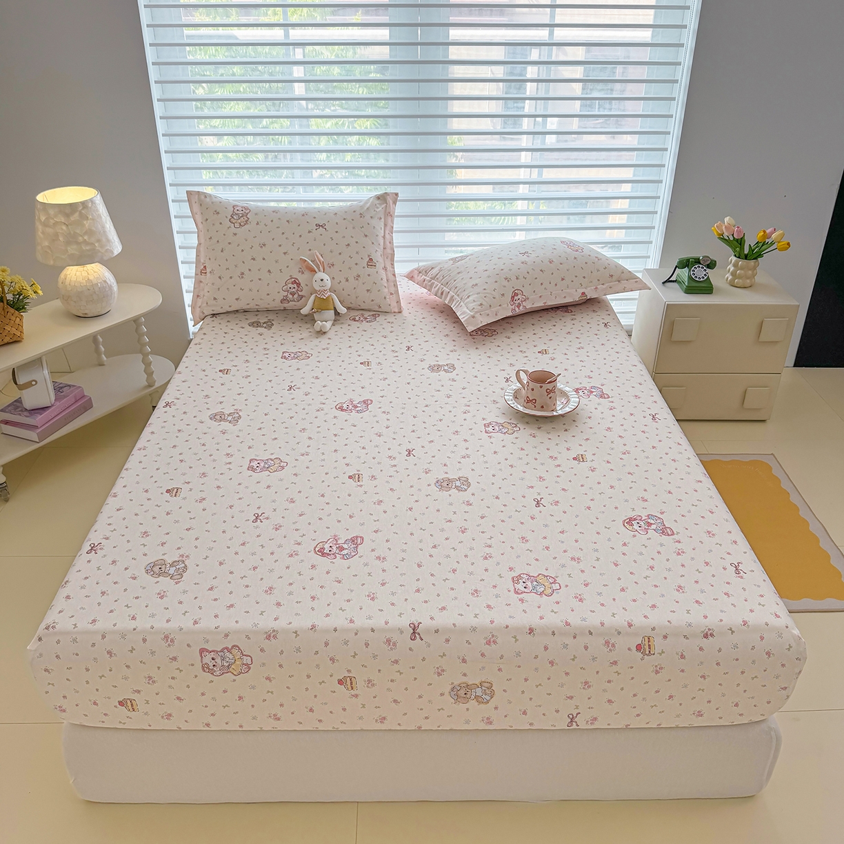 91家纺网 家纺一手货源 找家纺 （总）壹贝家纺 2026新款全棉印花床笠系列