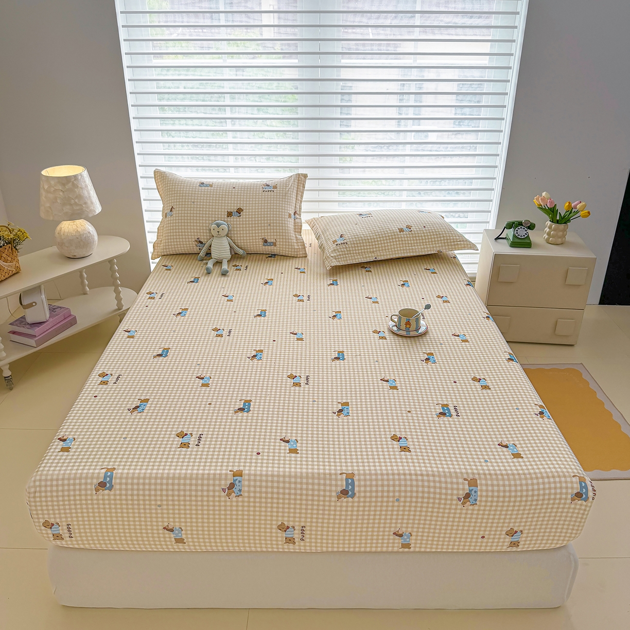 91家纺网 家纺一手货源 找家纺 （总）壹贝家纺 2026新款全棉印花床笠系列