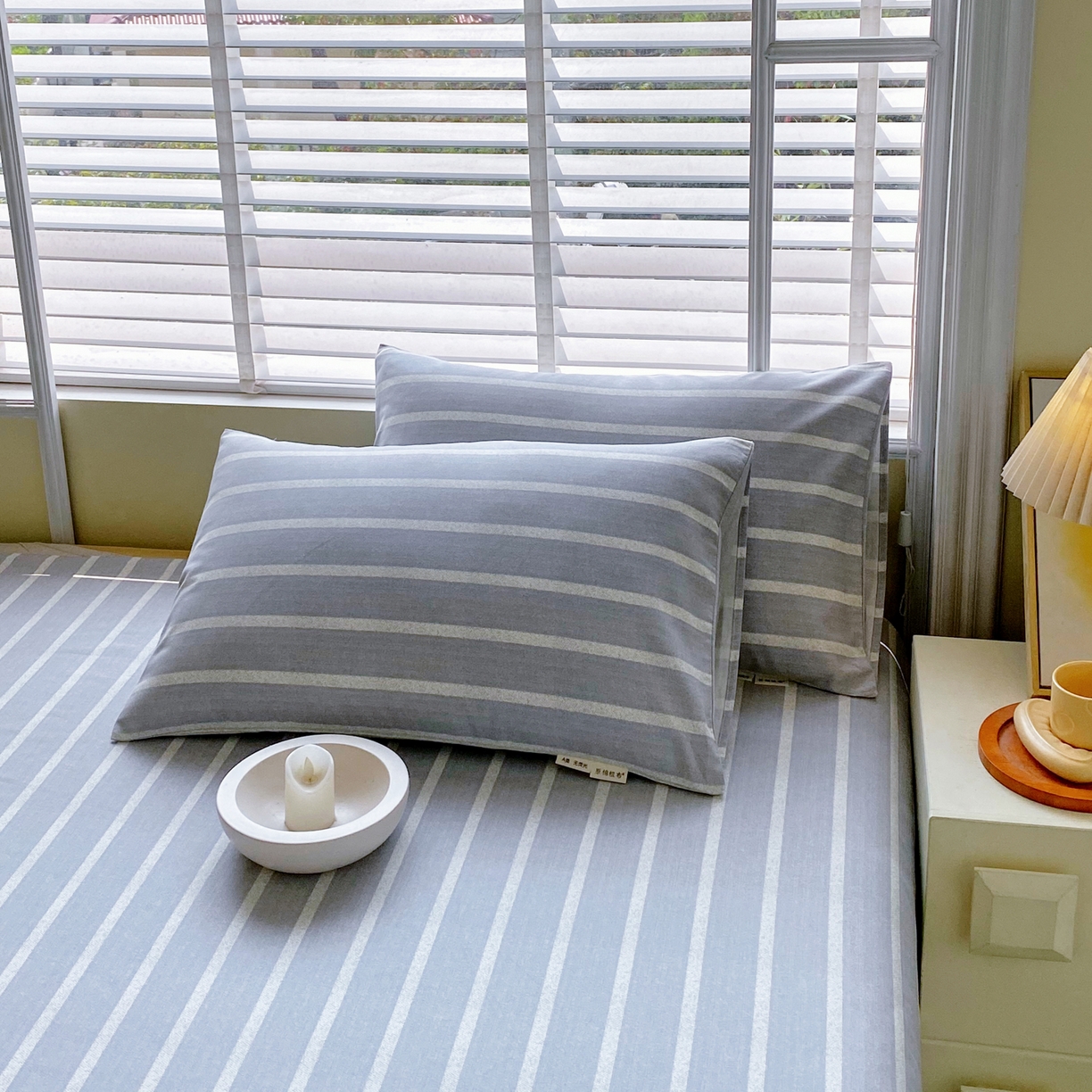 91家纺网 家纺一手货源 找家纺 （总）金鑫汇家纺 2026新款全棉老粗布单品枕套系列