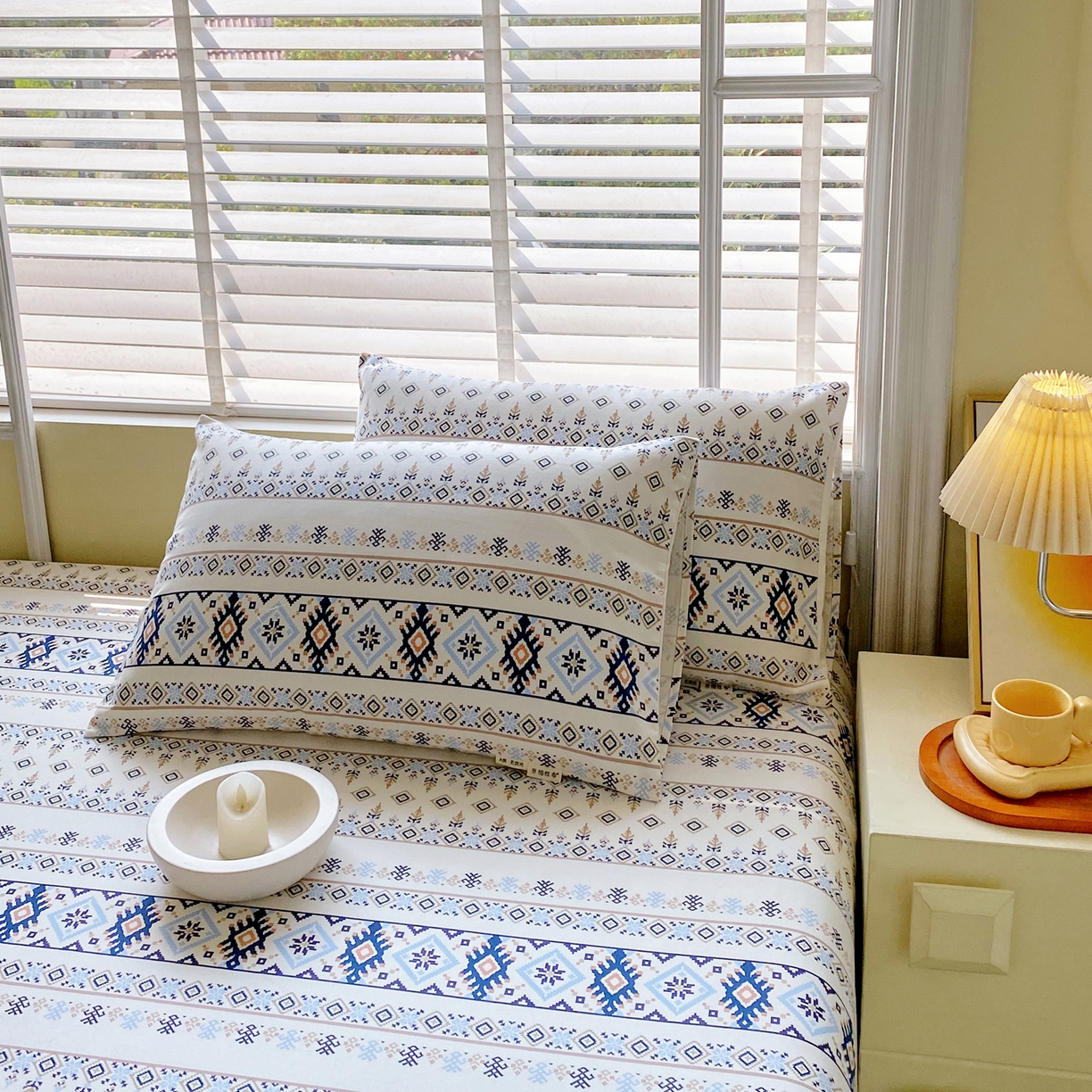 91家纺网 家纺一手货源 找家纺 （总）金鑫汇家纺 2026新款全棉老粗布单品枕套系列