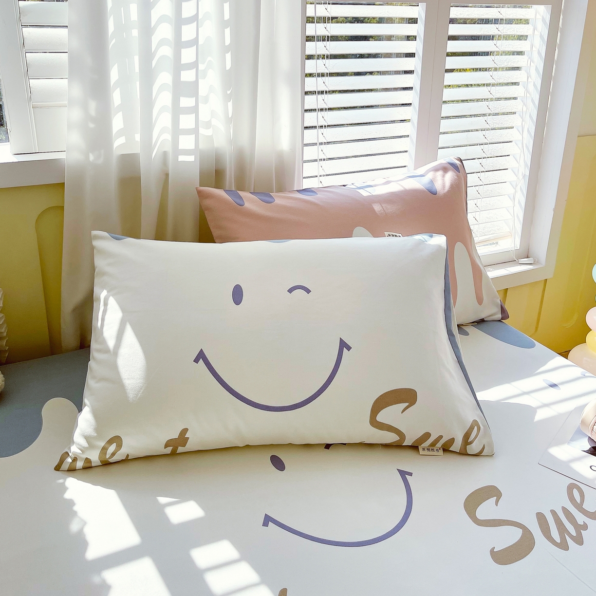 91家纺网 家纺一手货源 找家纺 （总）金鑫汇家纺 2026新款全棉老粗布单品枕套系列