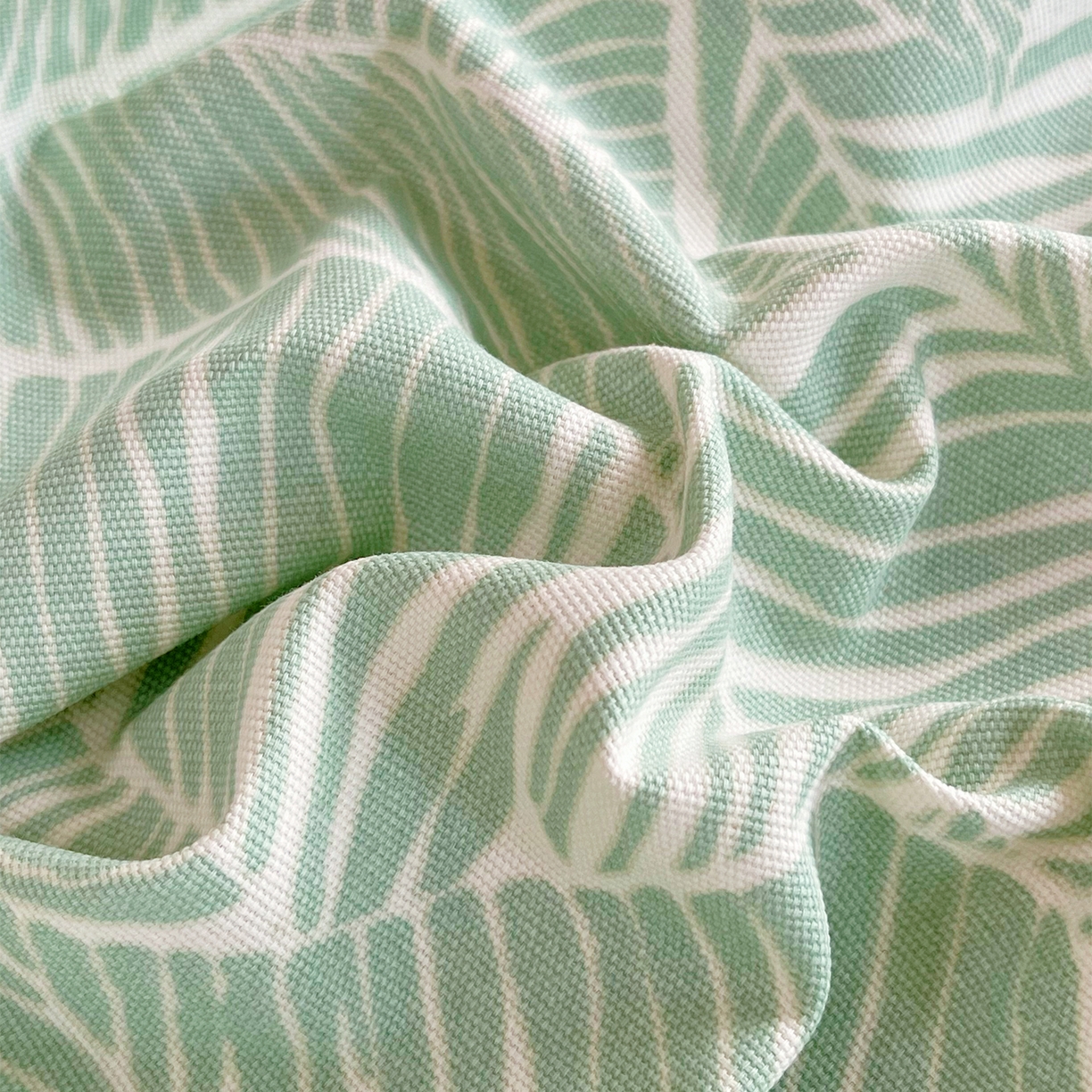 91家纺网 家纺一手货源 找家纺 金鑫汇家纺 2026新款全棉老粗布单品枕套系列 绿色心情