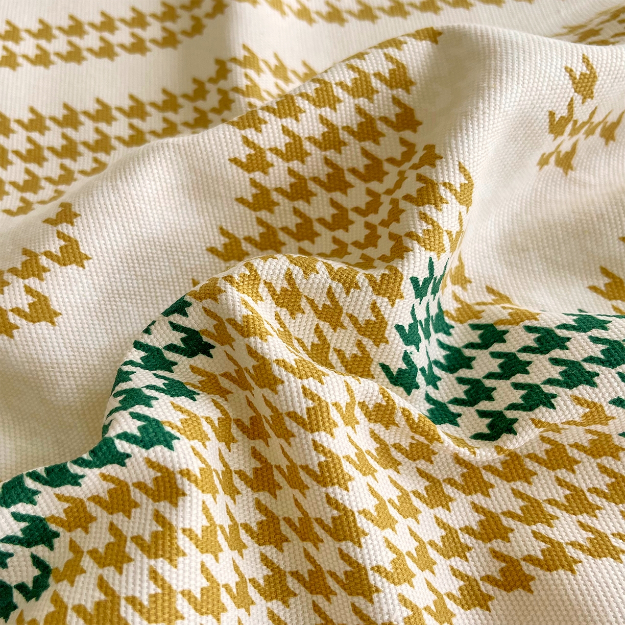 91家纺网 家纺一手货源 找家纺 金鑫汇家纺 2026新款全棉老粗布单品枕套系列 同心千鸟格