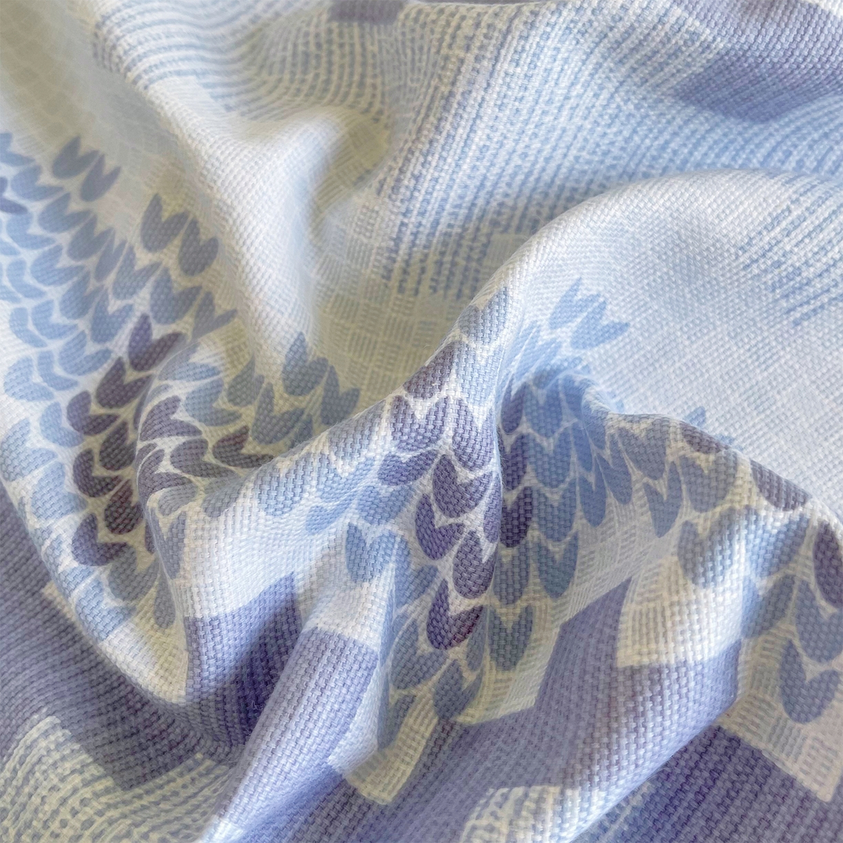 91家纺网 家纺一手货源 找家纺 金鑫汇家纺 2026新款全棉老粗布单品枕套系列 燕南飞-蓝