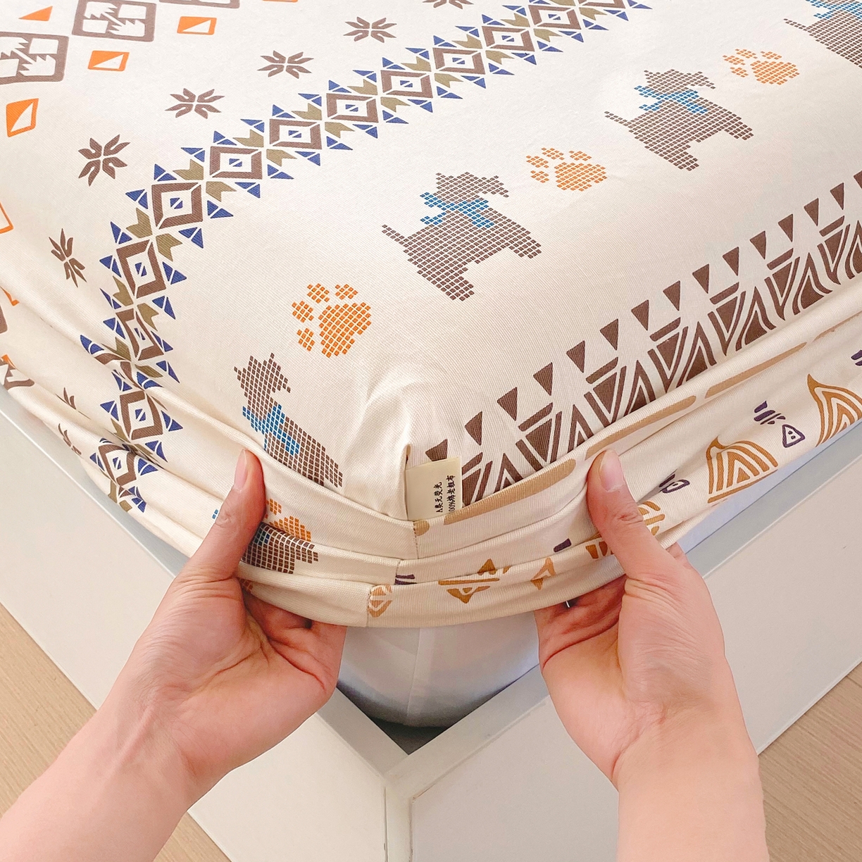 91家纺网 家纺一手货源 找家纺 （总）金鑫汇家纺 2026新款全棉老粗布单品床笠系列