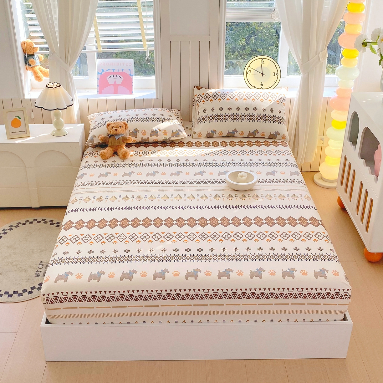 91家纺网 家纺一手货源 找家纺 （总）金鑫汇家纺 2026新款全棉老粗布单品床笠系列