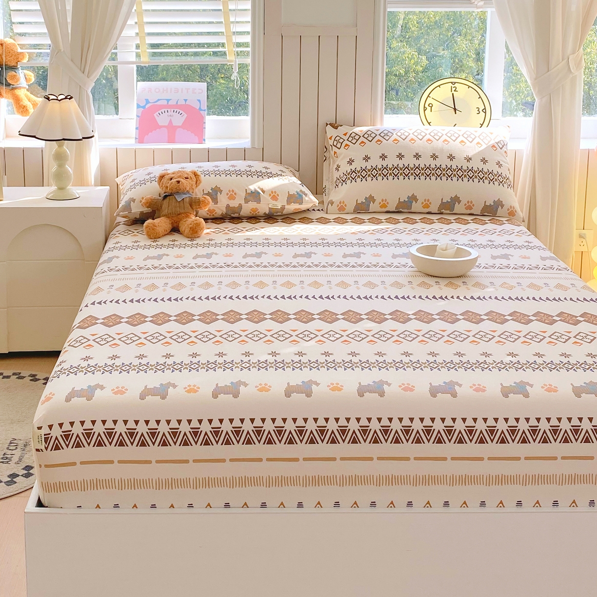 91家纺网 家纺一手货源 找家纺 （总）金鑫汇家纺 2026新款全棉老粗布单品床笠系列