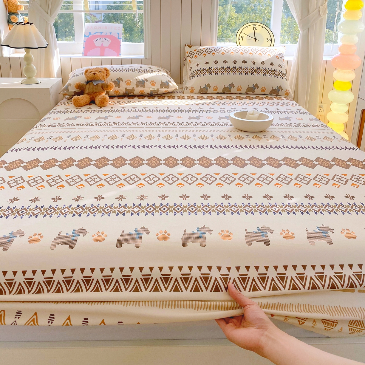 91家纺网 家纺一手货源 找家纺 （总）金鑫汇家纺 2026新款全棉老粗布单品床笠系列