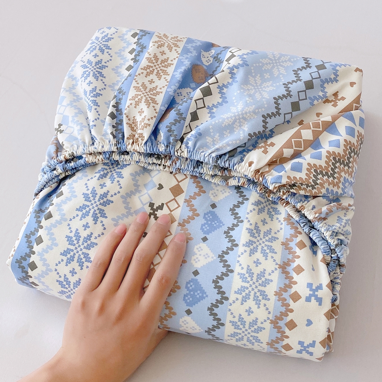 91家纺网 家纺一手货源 找家纺 （总）金鑫汇家纺 2026新款全棉老粗布单品床笠系列