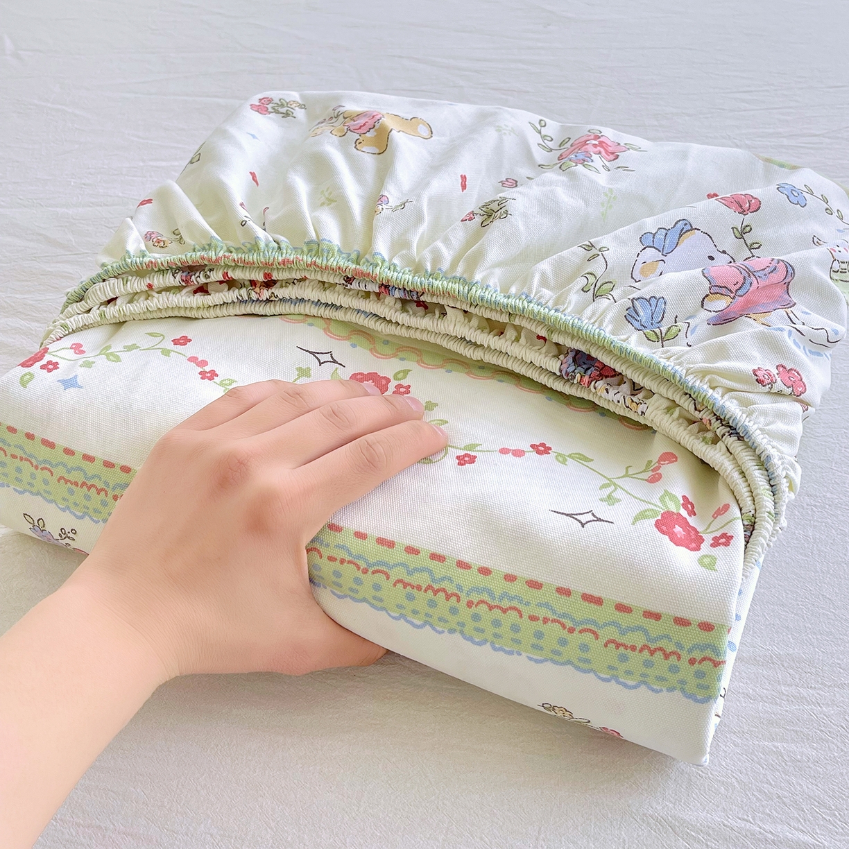 91家纺网 家纺一手货源 找家纺 （总）金鑫汇家纺 2026新款全棉老粗布单品床笠系列