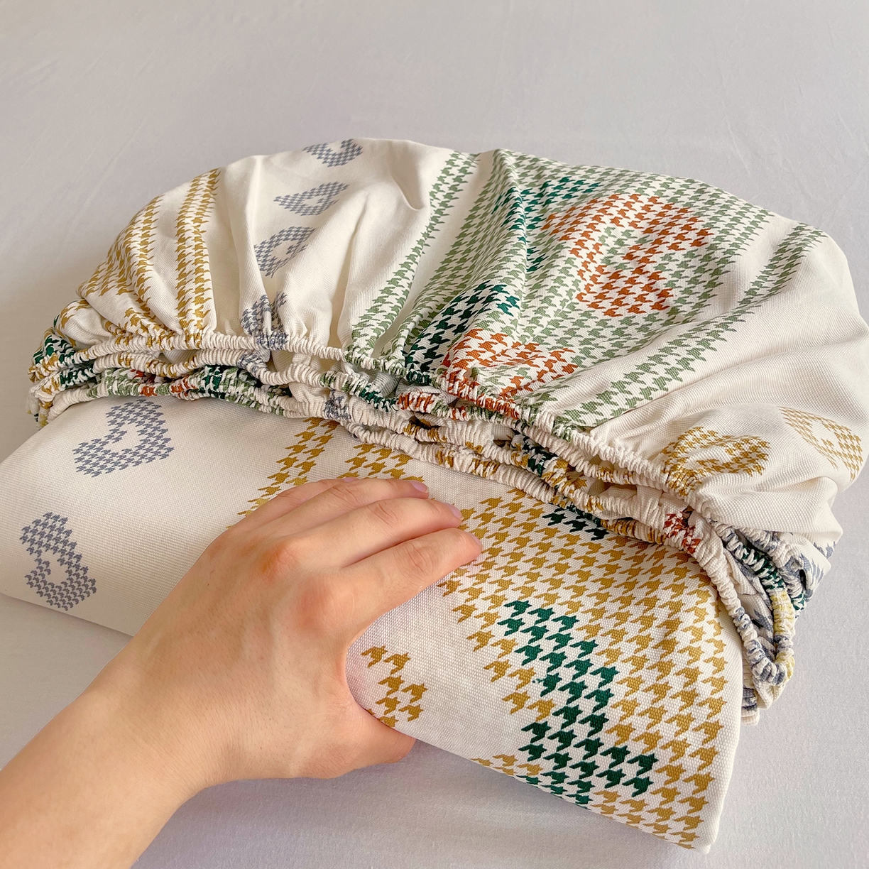 91家纺网 家纺一手货源 找家纺 （总）金鑫汇家纺 2026新款全棉老粗布单品床笠系列