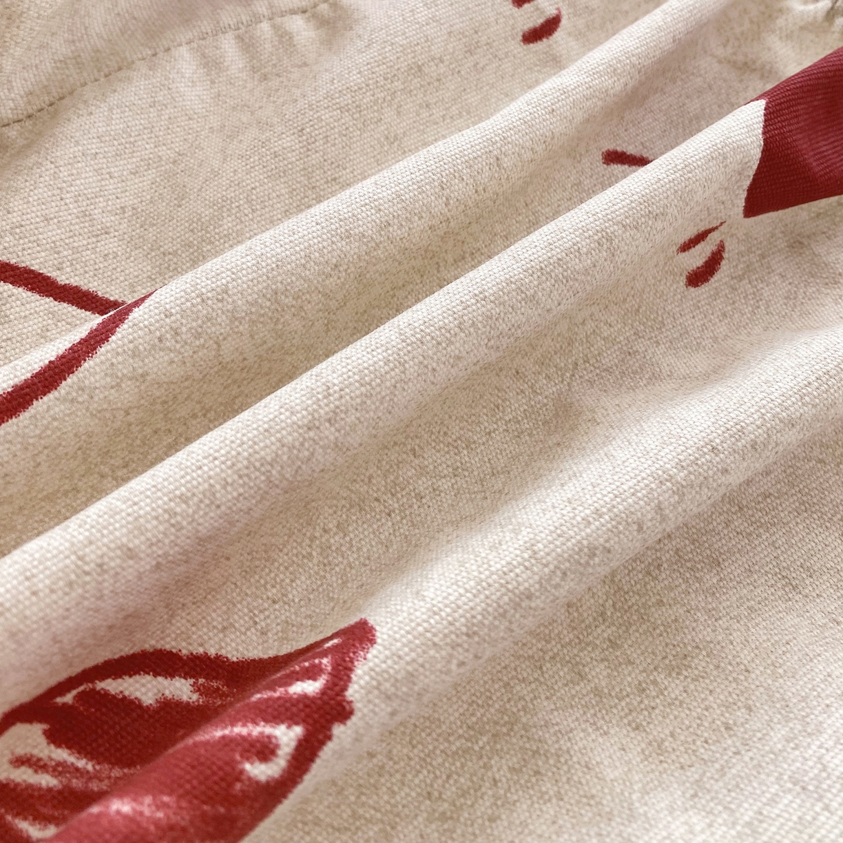 91家纺网 家纺一手货源 找家纺 金鑫汇家纺 2026新款全棉老粗布单品床笠系列 心语