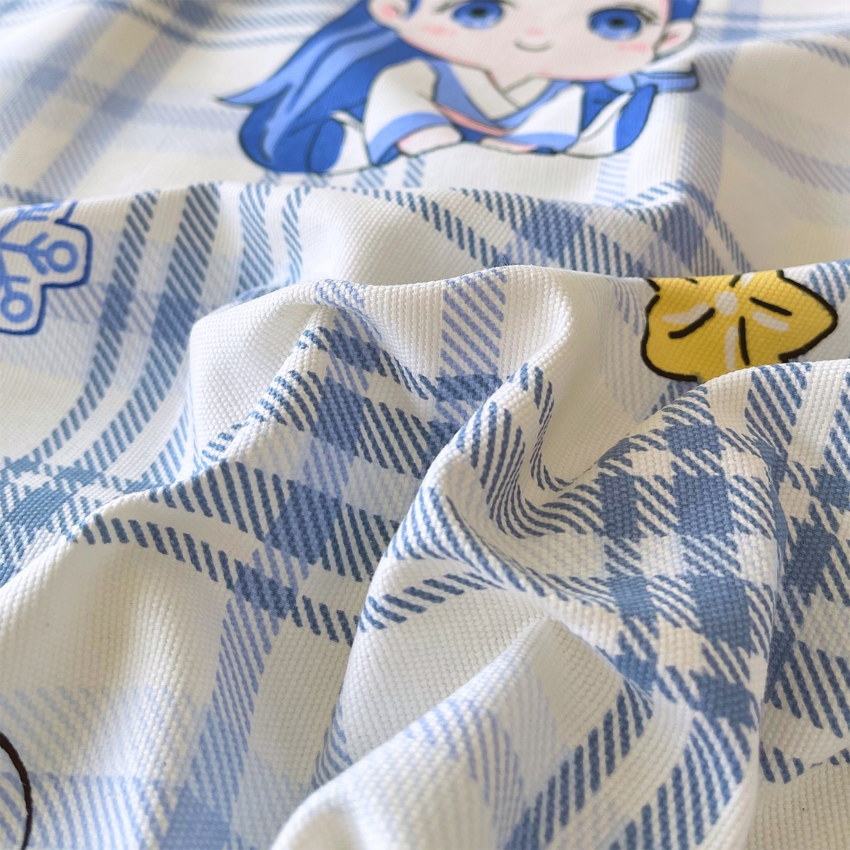 91家纺网 家纺一手货源 找家纺 金鑫汇家纺 2026新款全棉老粗布单品床笠系列 谦逊敖丙