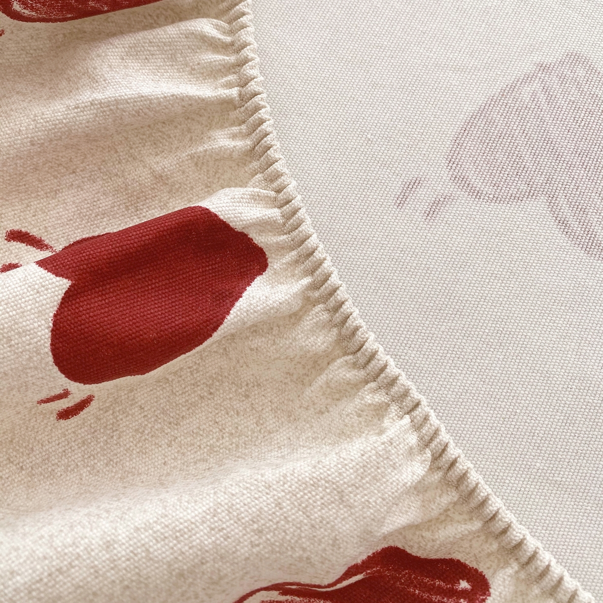 91家纺网 家纺一手货源 找家纺 金鑫汇家纺 2026新款全棉老粗布单品床笠系列 心语