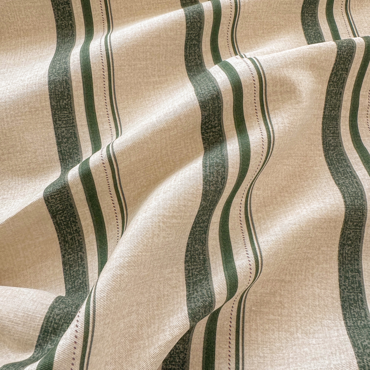 91家纺网 家纺一手货源 找家纺 壹贝家纺 2026新款全棉印花床笠系列 条纹