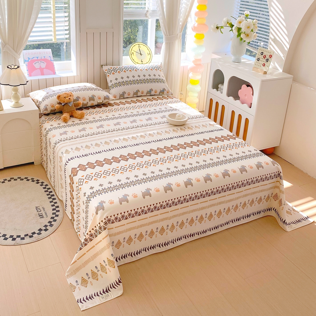 91家纺网 家纺一手货源 找家纺 （总）金鑫汇家纺 2026新款全棉老粗布单品床单系列