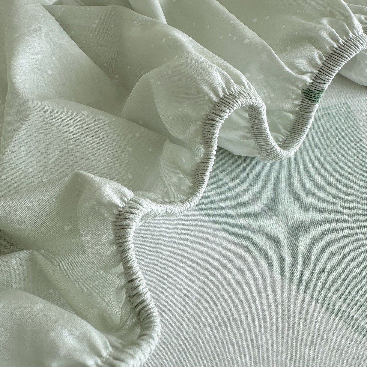 91家纺网 家纺一手货源 找家纺 壹贝家纺 2026新款全棉印花床笠系列 小可布丁