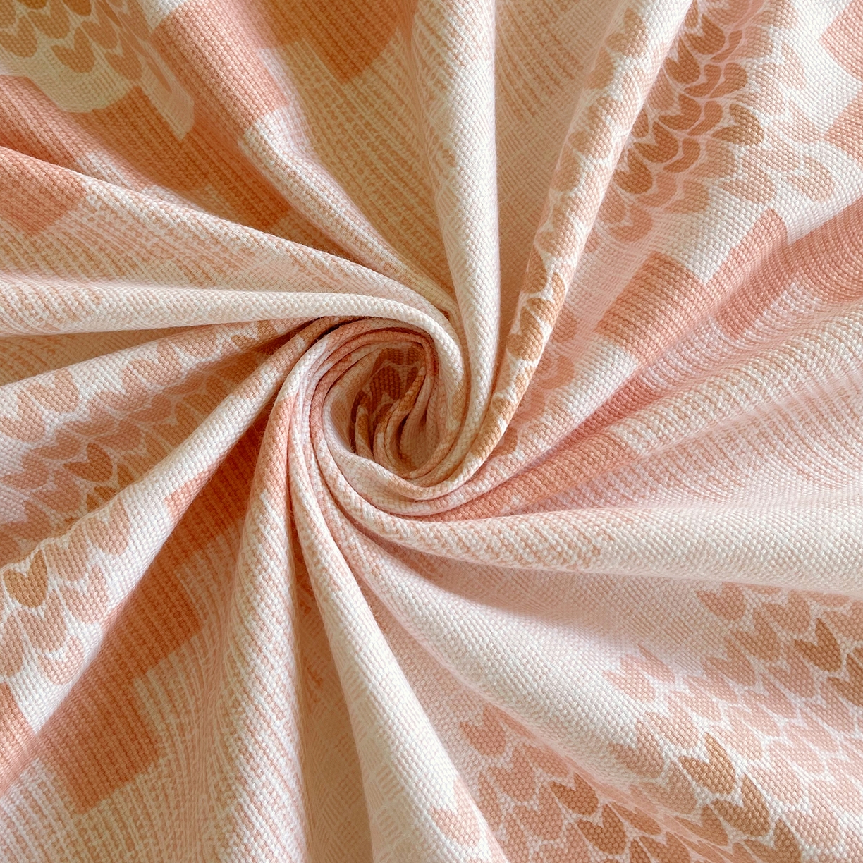 91家纺网 家纺一手货源 找家纺 金鑫汇家纺 2026新款全棉老粗布单品床单系列 燕南飞-桔