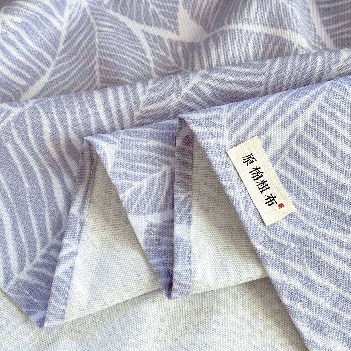 91家纺网 家纺一手货源 找家纺 金鑫汇家纺 2026新款全棉老粗布单品床单系列 千叶