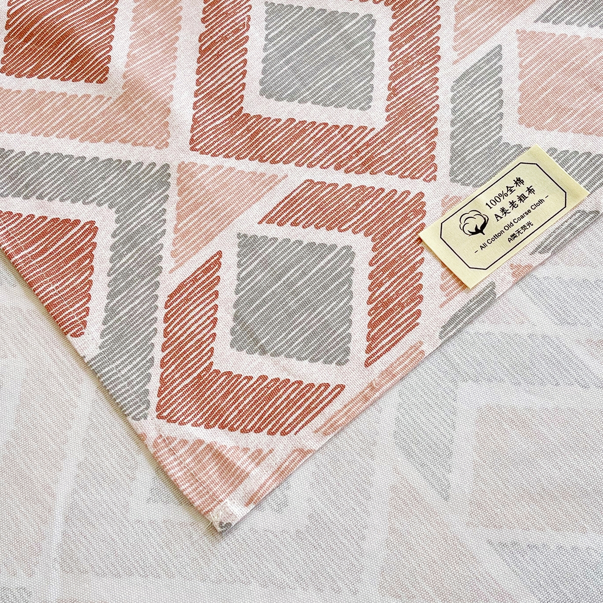 91家纺网 家纺一手货源 找家纺 金鑫汇家纺 2026新款全棉老粗布单品床单系列 平行空间