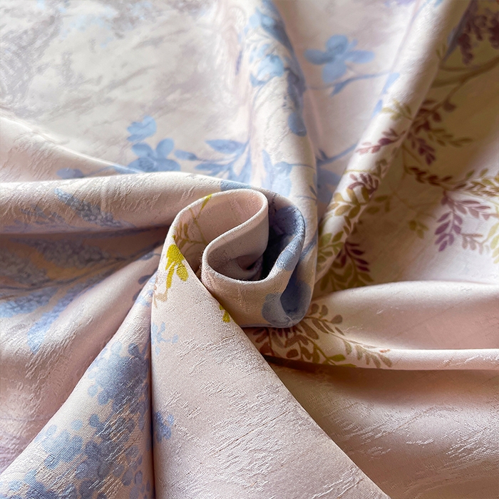 91家纺网 家纺一手货源 找家纺 帛美家纺 2026新款天丝棉提花四件套 穗穗平安