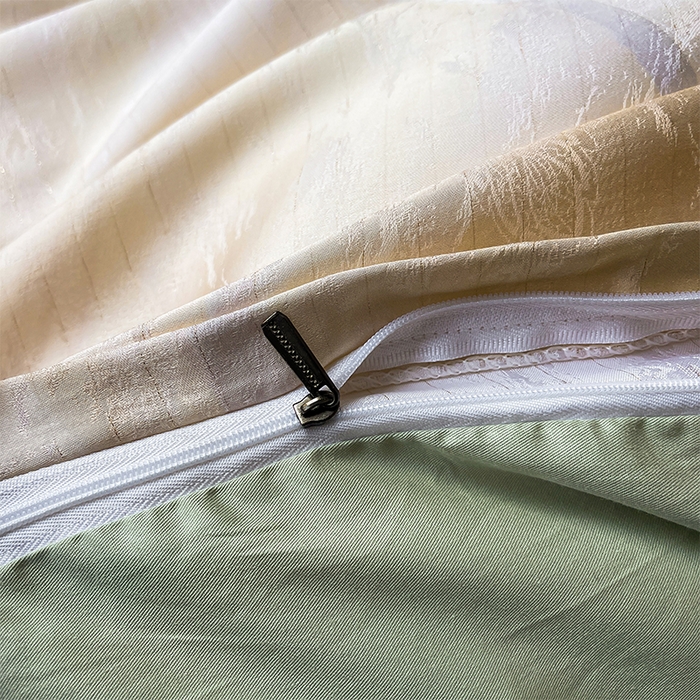 91家纺网 家纺一手货源 找家纺 帛美家纺 2026新款天丝棉提花四件套 晨晓