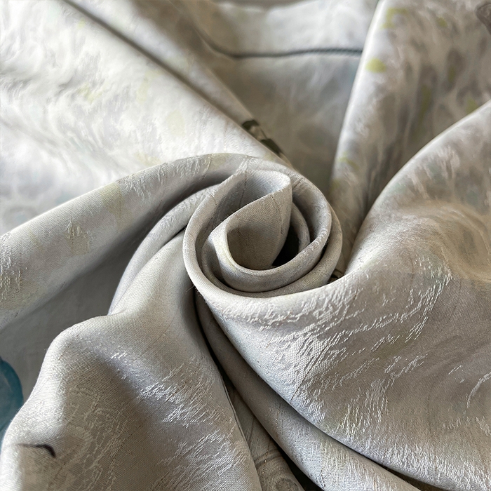 91家纺网 家纺一手货源 找家纺 帛美家纺 2026新款天丝棉提花四件套 蝶念花