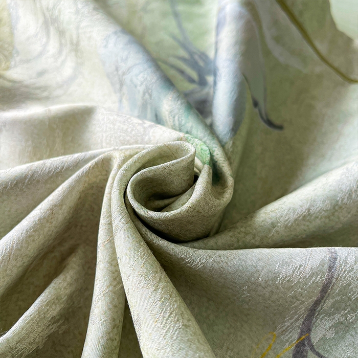 91家纺网 家纺一手货源 找家纺 帛美家纺 2026新款天丝棉提花四件套 遇见