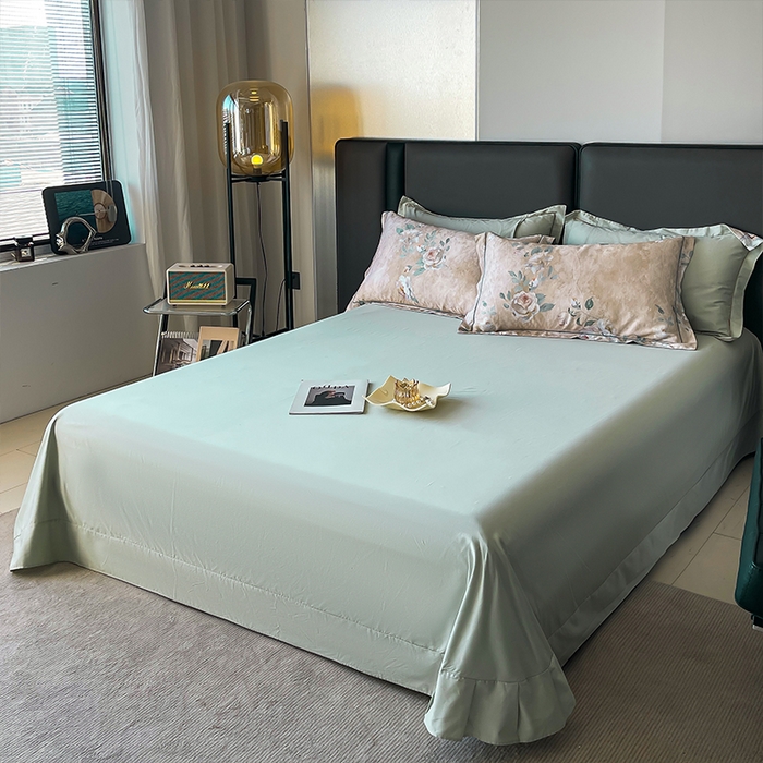 91家纺网 家纺一手货源 找家纺 帛美家纺 2026新款天丝棉提花四件套 梦雅