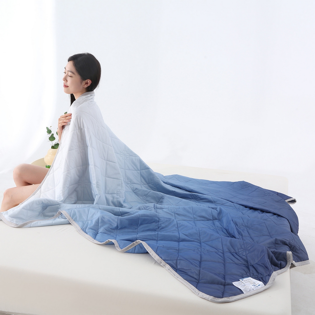 91家纺网 家纺一手货源 找家纺 （总）亚龙工厂店 2026新款跨境电商热款涤氨凉感被被子被芯