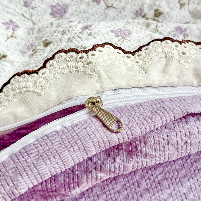 91家纺网 家纺一手货源 找家纺 梦可莱家居 2026新款云朵泡芙棉床盖四件套 蝴蝶梦