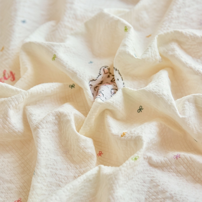 91家纺网 家纺一手货源 找家纺 梦可莱家居 2026新款云朵泡芙棉床盖四件套 猫世界