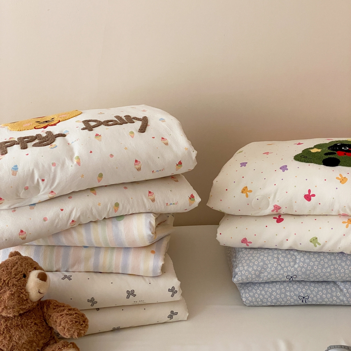 91家纺网 家纺一手货源 找家纺 （总）鸣升家纺 2026新款云朵棉毛巾绣夏被夏凉被空调被