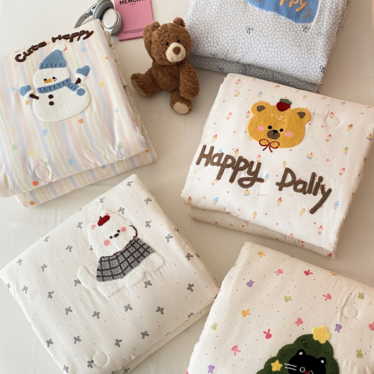 91家纺网 家纺一手货源 找家纺 （总）鸣升家纺 2026新款云朵棉毛巾绣夏被夏凉被空调被