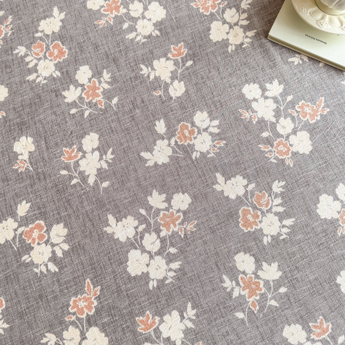 91家纺网 家纺一手货源 找家纺 三悦四季 2026新款A类亚麻皱皱纱床笠双层纱床笠三件套四季款 旧巷花影