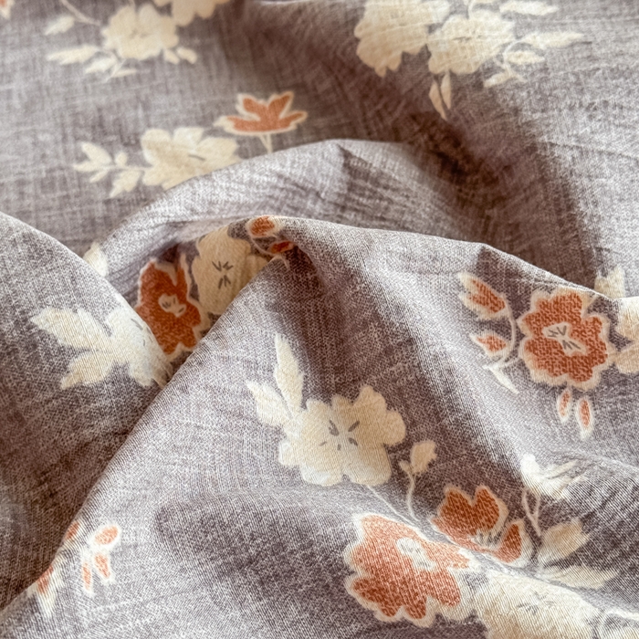 91家纺网 家纺一手货源 找家纺 三悦四季 2026新款A类亚麻皱皱纱床笠双层纱床笠三件套四季款 旧巷花影