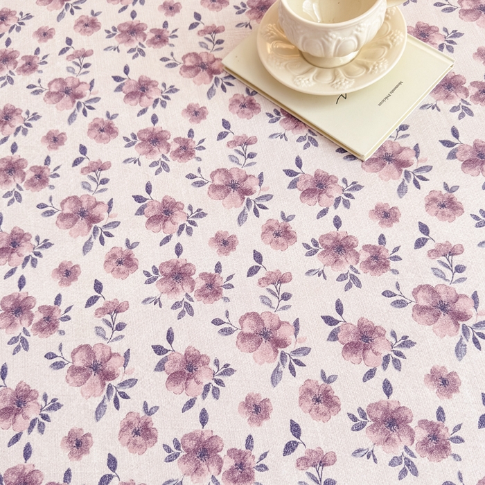 91家纺网 家纺一手货源 找家纺 三悦四季 2026新款A类亚麻皱皱纱床笠双层纱床笠三件套四季款 芋泥繁花